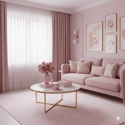 Pembe Renk Dekorasyon Modelleri