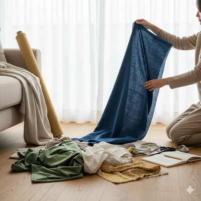 Perde Modelini Seçtiniz Peki Ya Kumaşı...