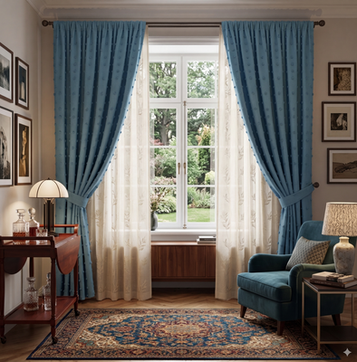 Salon İçin En Şık Perde Modelleri