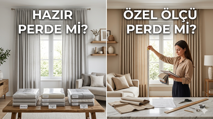Hazır Perde mi Özel Ölçü Perde mi? Hangisi Daha Avantajlı?