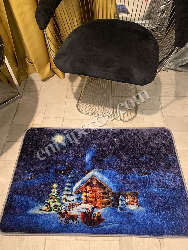 Noel Yılbaşı Temalı Lateks Kaymaz Taban Kapı Önü Paspası (Ebat 60x90) Noel Yılbaşı Temalı Lateks Kaymaz Taban Kapı Önü Paspası (Ebat 60x90)