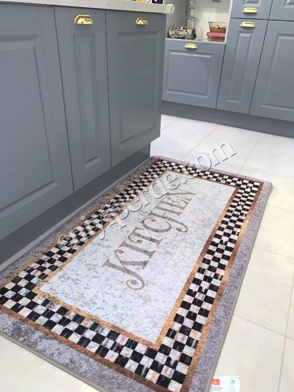 kitchen motifli damali lateks deri tabanli leke tutmaz mutfak halisi fiyati yorumlari eniyiperde com