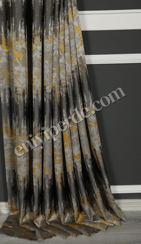 (sari) Hera Desenli Fon Perde Sarı 07 Fiyatları, Özellikleri ve Yorumları - 2