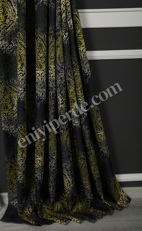 (sari) Karya Degrade Desenli Fon Perde Sarı 425 Fiyatları, Özellikleri ve Yorumları - 3