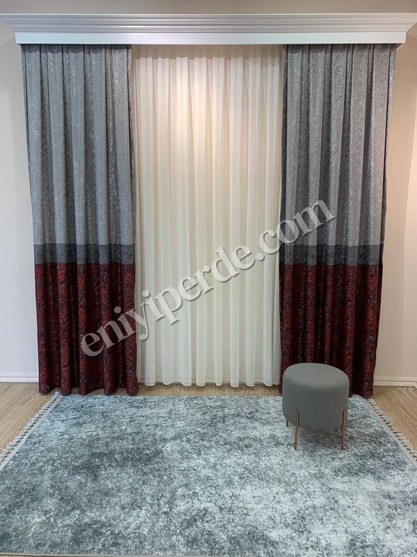Liva Florus Model 1/2,50 Pile Fon Perde Liva Florus Model 1/2,50 Pile Fon Perde