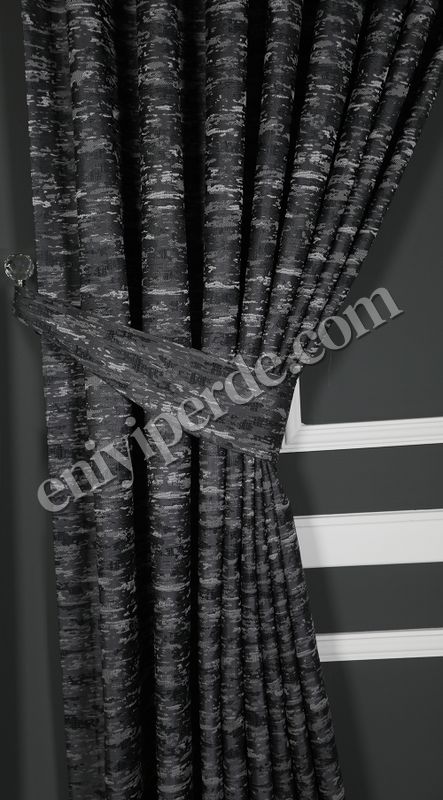 (siyah) Pera Kamuflaj Desenli Fon Perde Siyah V03 Fiyatları, Özellikleri ve Yorumları - 2