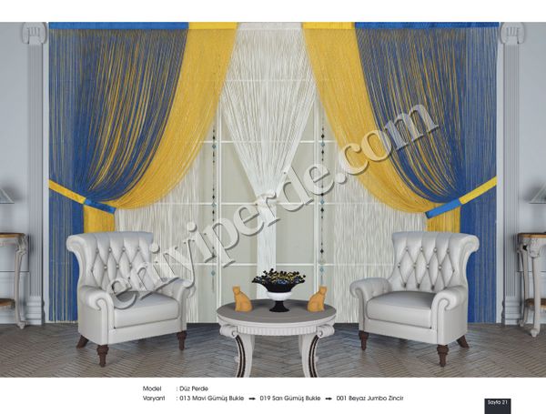 Fantazi İp Perde Kruvaze Model İnce Zincir Düz Seri Fantazi İp Perde Kruvaze Model İnce Zincir Düz Seri