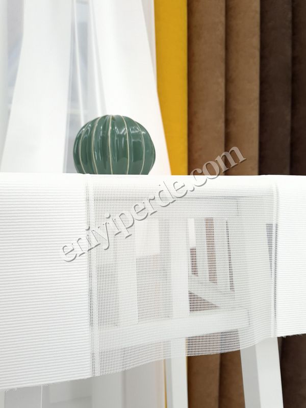 (kahverengi,koyu-kahverengi,ekru,sari) Soft Fonlu Akıllı Dikey Tül Perde Düz V217 - V216 - V344 Fiyatları, Özellikleri ve Yorumları - 10