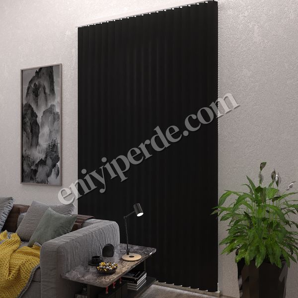 (siyah) Siyah Çizgi Desenli PVC Dikey Perde - 30700 Fiyatları, Özellikleri ve Yorumları - 2