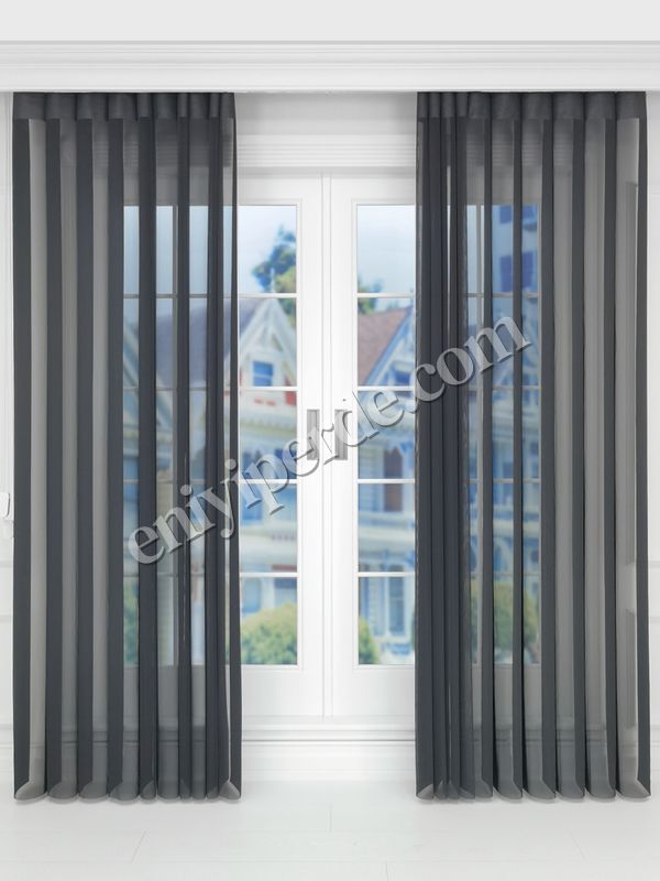 (kahverengi,koyu-kahverengi) Kenzo - Düz Akıllı Dikey Tül Zebra Perde Fiyatları, Özellikleri ve Yorumları - 3