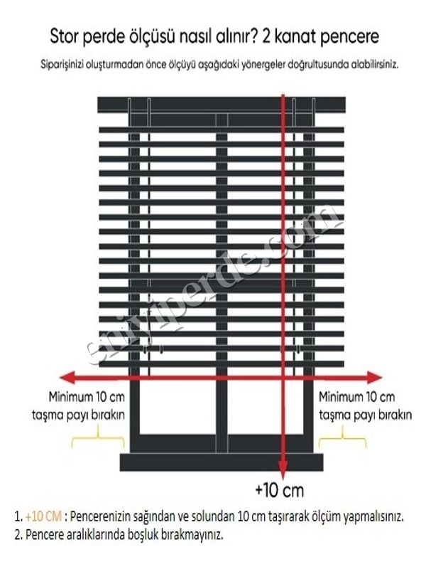 (beyaz) Düz BEYAZ Stor Etekli Perde Güneşlik (ALÜMİNYUM KASA BORU) Fiyatları, Özellikleri ve Yorumları - 8