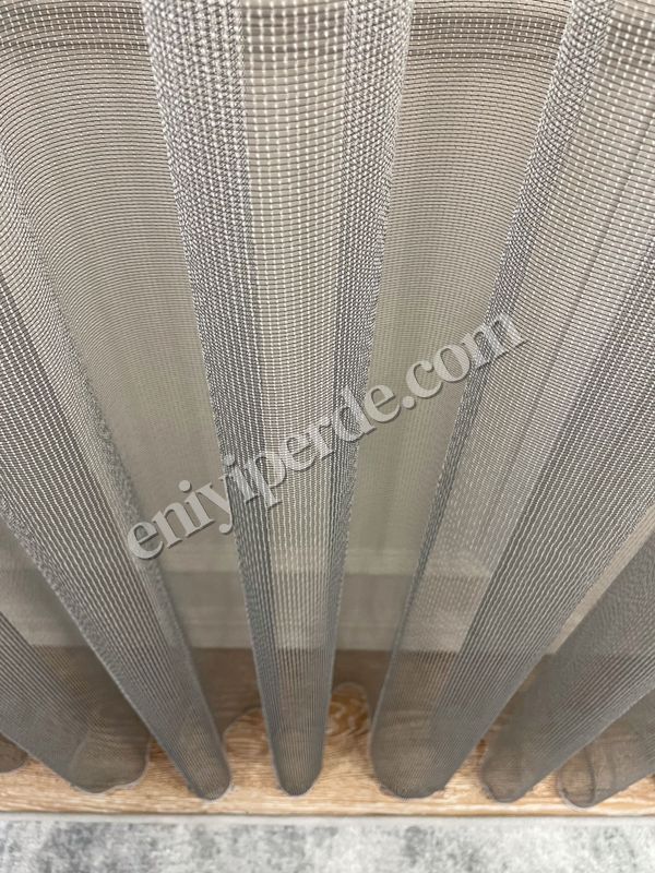 (gri) Modern Çizgili  1/2.5 Normal Pile - GRİ Renk Tül Perde Fiyatları, Özellikleri ve Yorumları - 4
