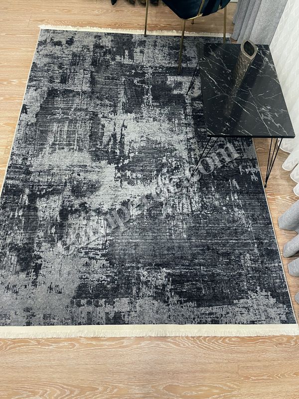 (antrasit) Yüksek Kalite - Kaymaz Taban Saçaklı Koridor Mutfak Salon Kesme Yolluk Halı Fiyatları, Özellikleri ve Yorumları - 7