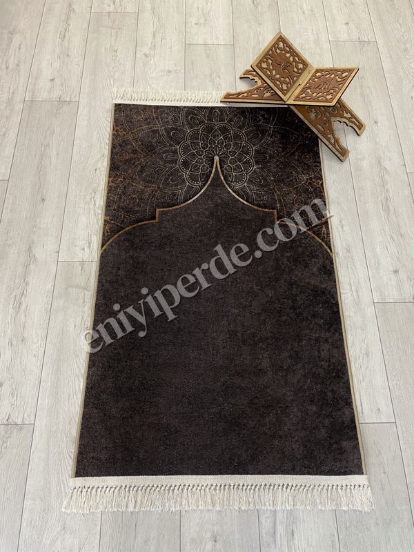 (kahverengi) Seccade Saçaklı (lateks Taban) 75x125 Ebat Fiyatları, Özellikleri ve Yorumları - 3