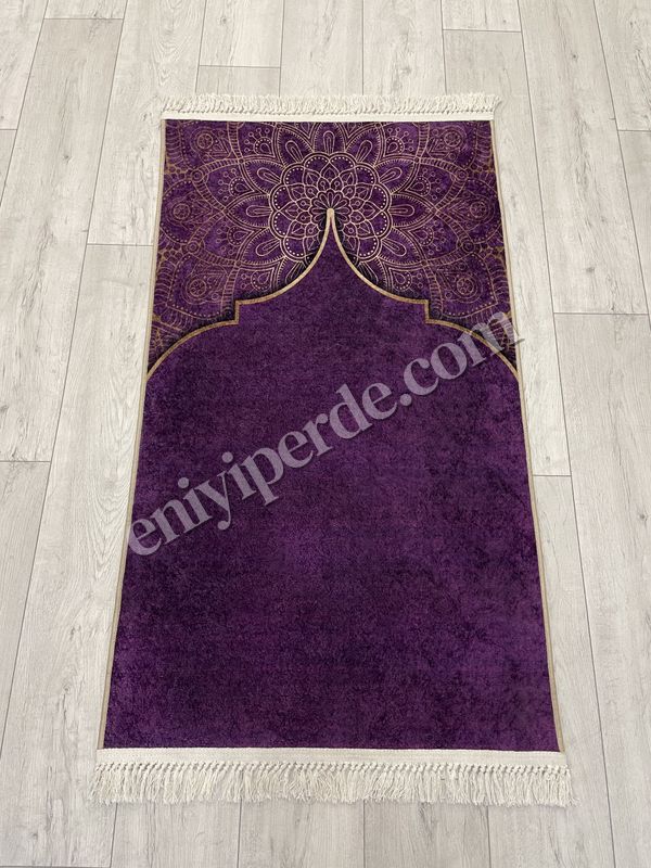 (mor) Seccade Saçaklı (lateks Taban) 75x125 Ebat Fiyatları, Özellikleri ve Yorumları - 1