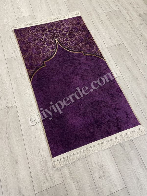 (mor) Seccade Saçaklı (lateks Taban) 75x125 Ebat Fiyatları, Özellikleri ve Yorumları - 2