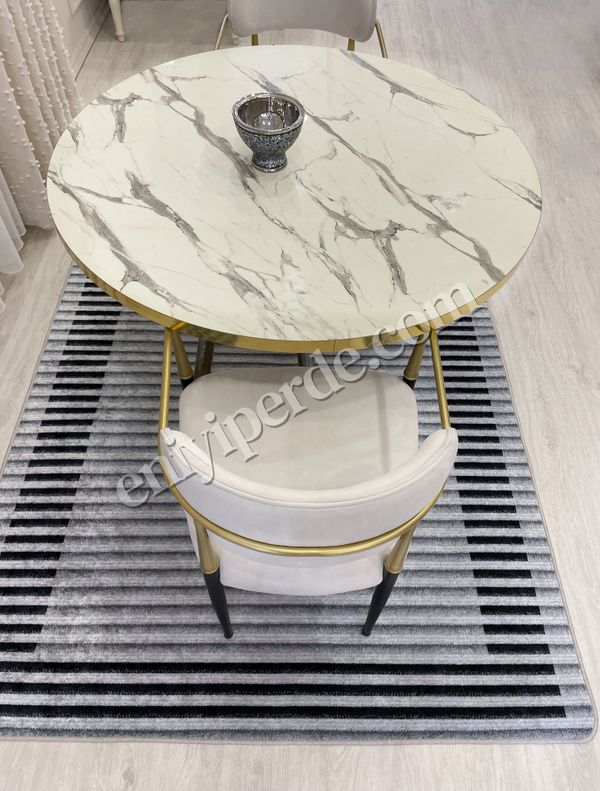 (gri) GRİ Renk Çizgi Desenli Kaymaz Taban Sisal Görünüm Yolluk Halı Fiyatları, Özellikleri ve Yorumları - 4