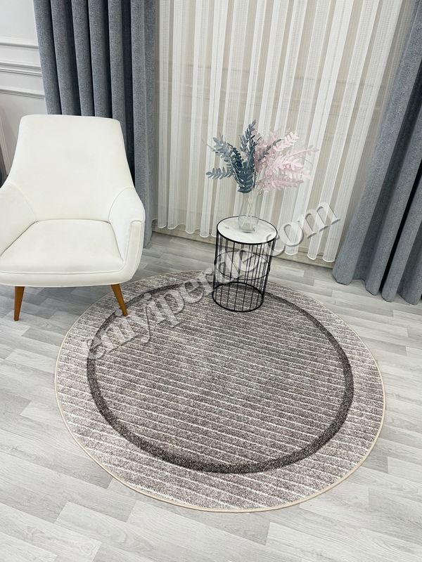 (bej) İskandinav Tarzı Kaymaz Taban Sisal Görünüm Daire Halı Fiyatları, Özellikleri ve Yorumları - 2