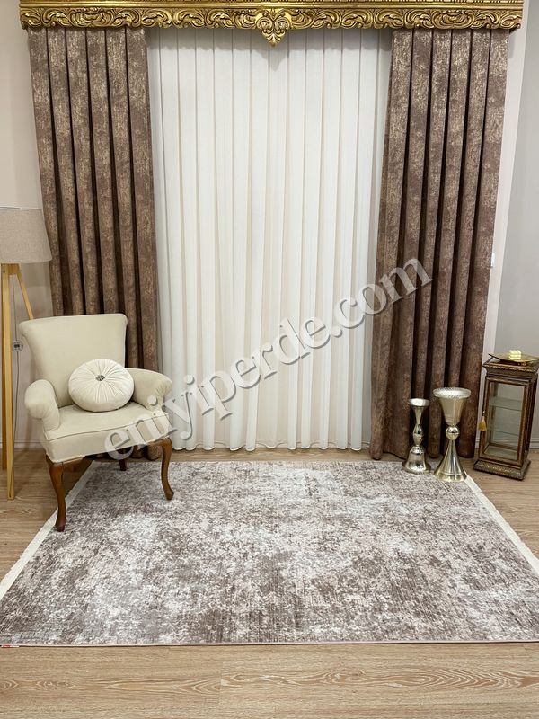 (bej) Yüksek Kalite - Kaymaz Taban Saçaklı Koridor Mutfak Salon Kesme Yolluk Halı Fiyatları, Özellikleri ve Yorumları - 5