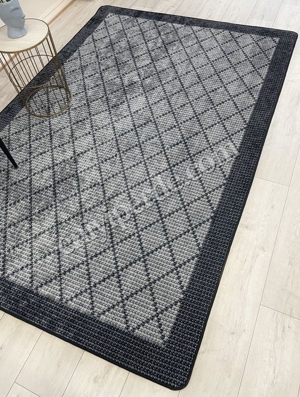 (gri) GRİ Jüt  Sisal Görünüm Bordürlü Kaymaz Taban Yolluk Halı Fiyatları, Özellikleri ve Yorumları - 4