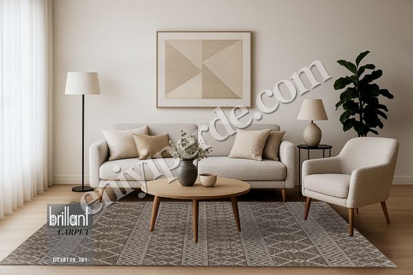 (kahverengi) Kahverengi İskandinav Tarzı Kilim Desenli Yolluk Lateks Halı Fiyatları, Özellikleri ve Yorumları - 2