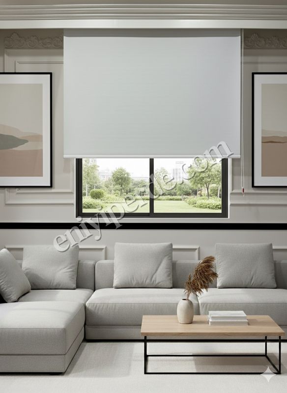 (beyaz) Ithal Kalın Kumaş Stor Perde BEYAZ Rengi Fiyatları, Özellikleri ve Yorumları - 3