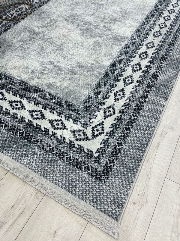 (gri) GRİ- Jüt Sisal Görünümlü Lateks Taban Halı Fiyatları, Özellikleri ve Yorumları - 3