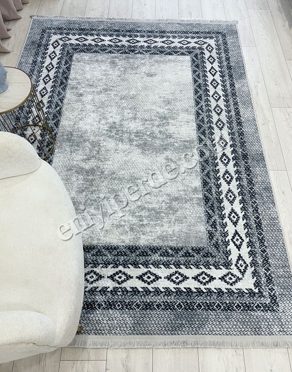 (gri) GRİ- Jüt Sisal Görünümlü Lateks Taban Halı Fiyatları, Özellikleri ve Yorumları - 4