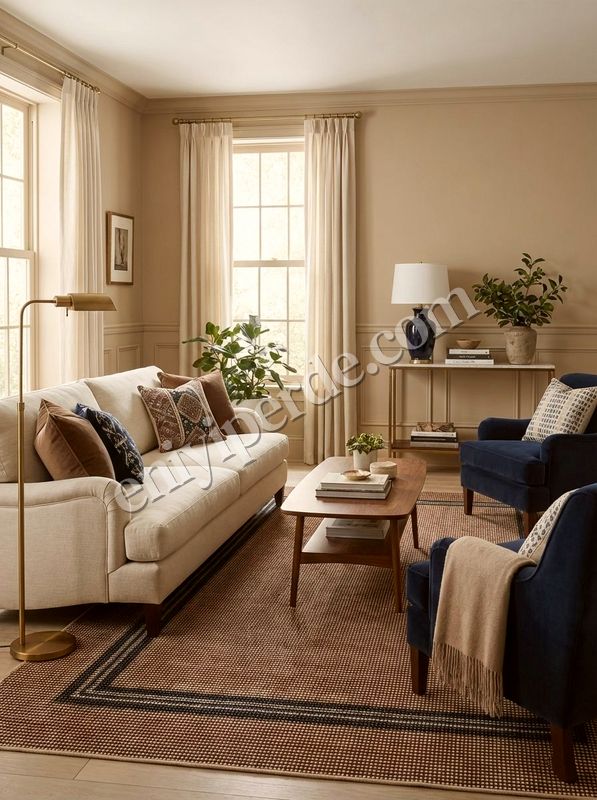 (acik-kahverengi) Sisal Hasır Görünümlü Lateks Taban Yolluk Antre Halı Fiyatları, Özellikleri ve Yorumları - 2