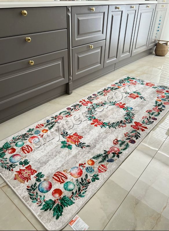 (tas) Taş Rengi - Yeniyıl Konsept Yılbaşı Mutfak Antre Halısı Fiyatları, Özellikleri ve Yorumları - 2
