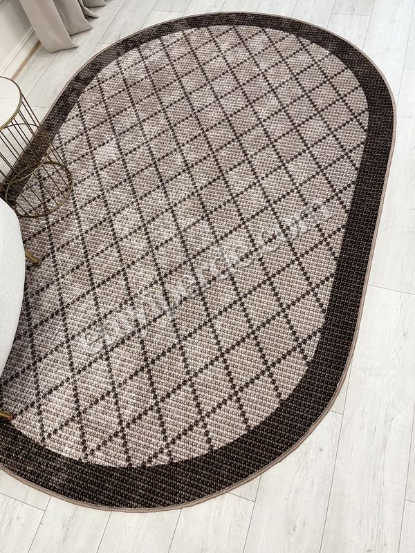 (kahverengi-1) BEJ-KAHVERENGİ Jüt Sisal Görünüm Bordürlü Kaymaz Taban Yolluk Halı Fiyatları, Özellikleri ve Yorumları - 4