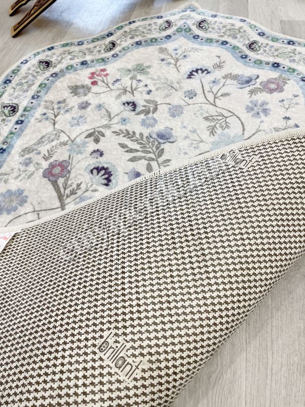 (mavi) Modern Çiçekli Medine Seccade 80x140 Fiyatları, Özellikleri ve Yorumları - 4