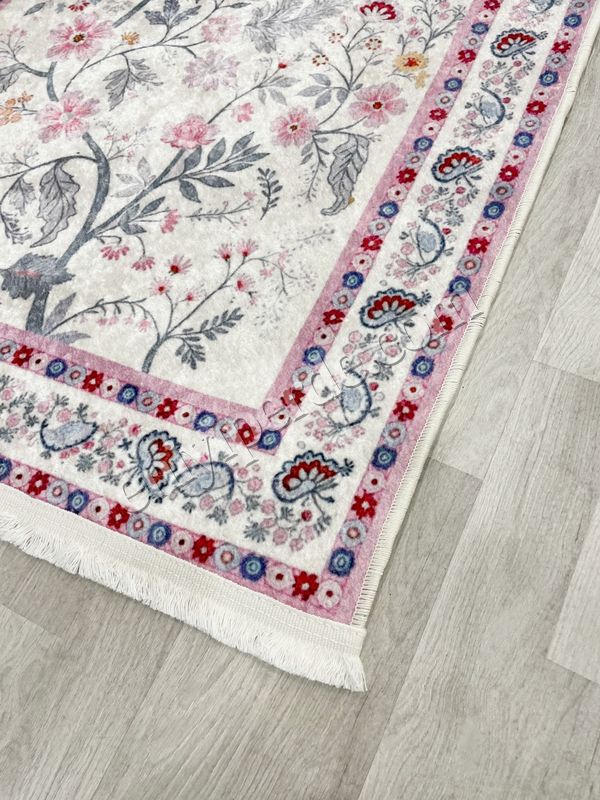 (pembe) Modern Çiçekli Medine Seccade 80x140 Fiyatları, Özellikleri ve Yorumları - 2