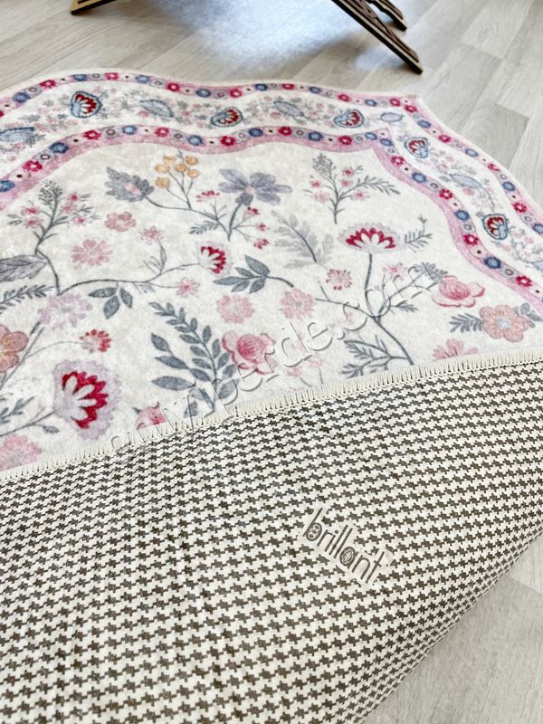 (pembe) Modern Çiçekli Medine Seccade 80x140 Fiyatları, Özellikleri ve Yorumları - 3