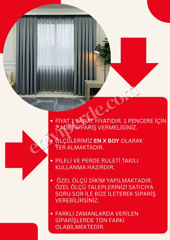 (gri) GRİ Renk 1/3 SIK PİLE Petek Dokuma Yumuşak Yapılı Panama Fon Perde Fiyatları, Özellikleri ve Yorumları - 8