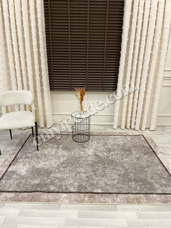 (bej) BEJ KAHVE Jüt Sisal Görünüm Bordürlü Kaymaz Taban Yolluk Mutfak Halı Fiyatları, Özellikleri ve Yorumları - 5