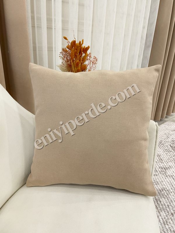 (bej) CAMEL Renk 45X45 Ölçü Petek Dokuma Yumuşak Yapılı Kırlent Kılıf Fiyatları, Özellikleri ve Yorumları - 2