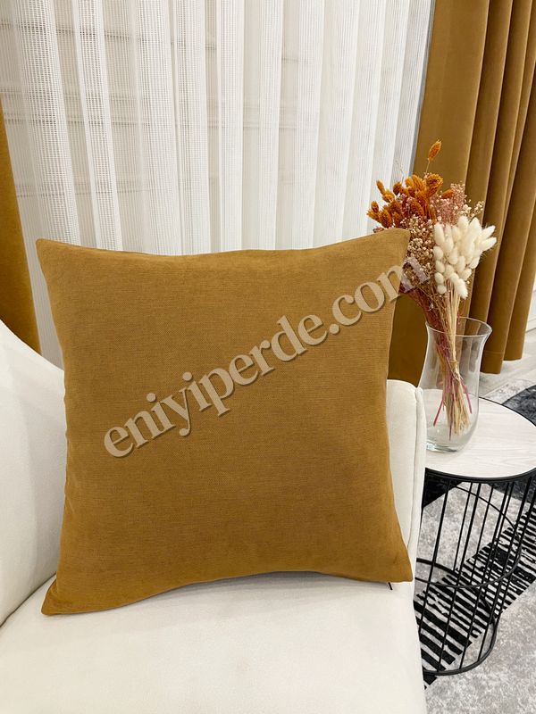 (hardal) HARDAL Renk 45X45 Ölçü Petek Dokuma Yumuşak Yapılı Kırlent Kılıf Fiyatları, Özellikleri ve Yorumları - 2