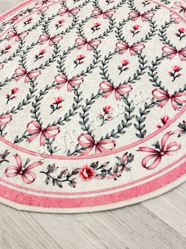 (ekru) Fiyonk ve Yaprak Desenli Lateks Taban Halı Fiyatları, Özellikleri ve Yorumları - 5