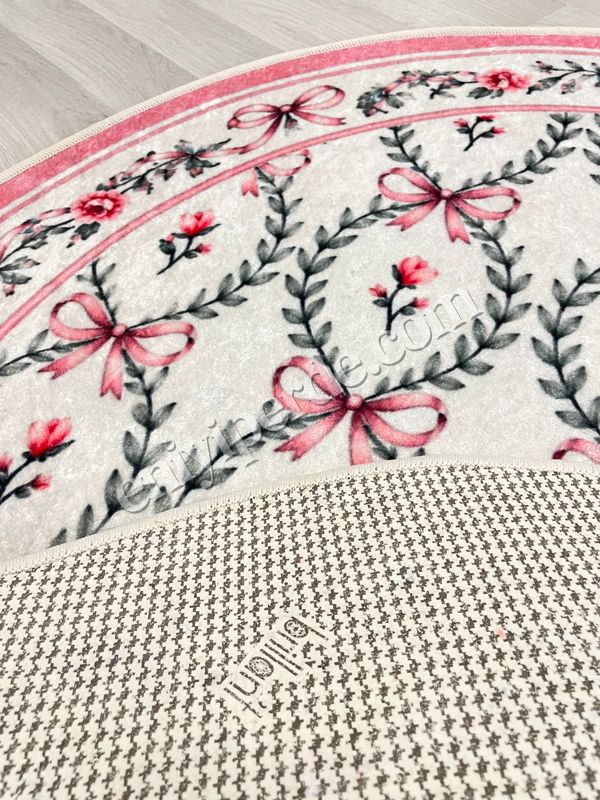 (ekru) Fiyonk ve Yaprak Desenli Lateks Taban Halı Fiyatları, Özellikleri ve Yorumları - 6