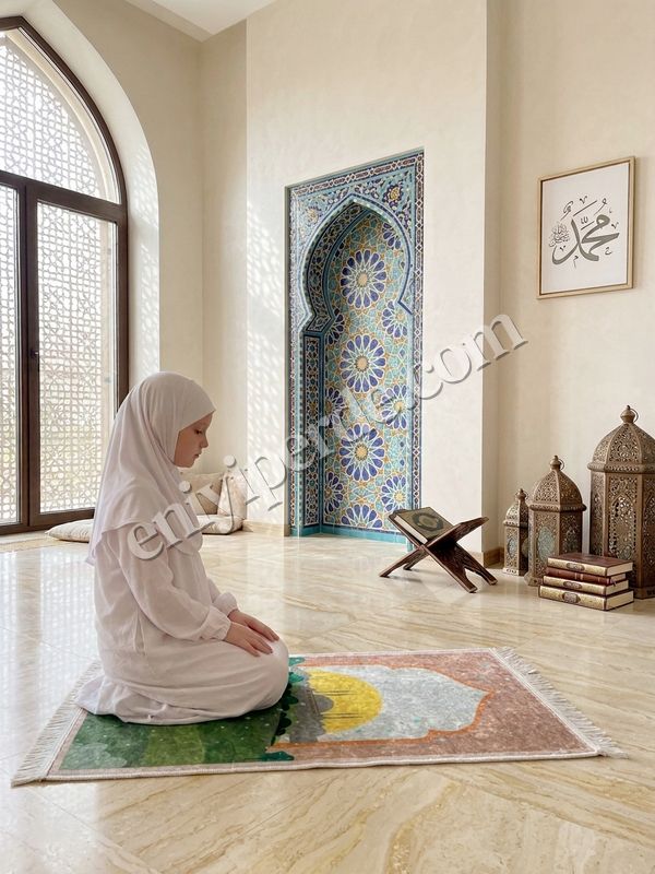 (kahverengi) Çocuk Seccadesi (50x80 Ebat) KAHVERENGİ Fiyatları, Özellikleri ve Yorumları - 2
