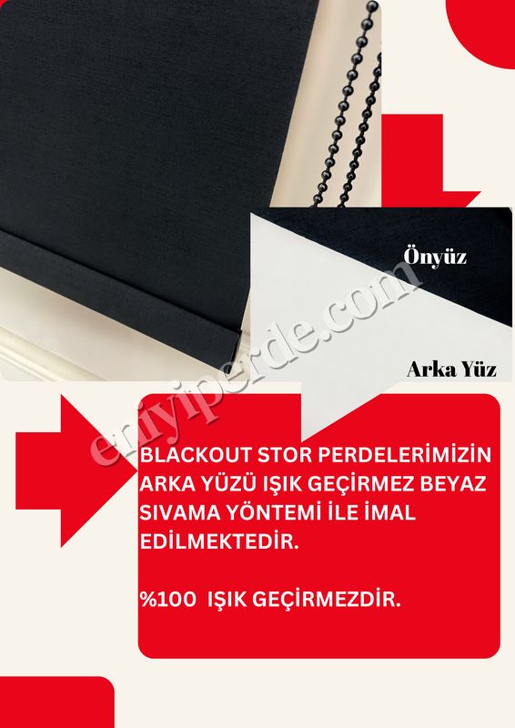 (krem) Krem Blackout Karartma Stor Perde Yüksek Kalite % 100 Işık Geçirmez Fiyatları, Özellikleri ve Yorumları - 4