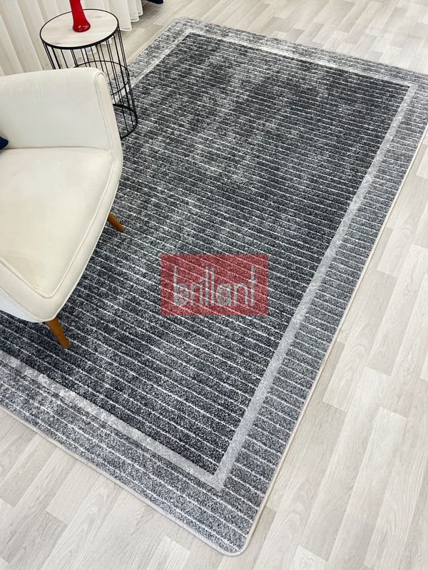 (gri) İskandinav Tarzı  Kaymaz Taban Sisal Görünüm Yolluk Halı - 3