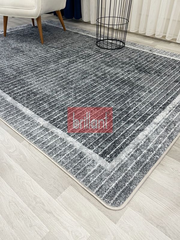 (gri) İskandinav Tarzı  Kaymaz Taban Sisal Görünüm Yolluk Halı - 5