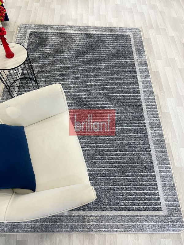 (gri) İskandinav Tarzı  Kaymaz Taban Sisal Görünüm Yolluk Halı - 6