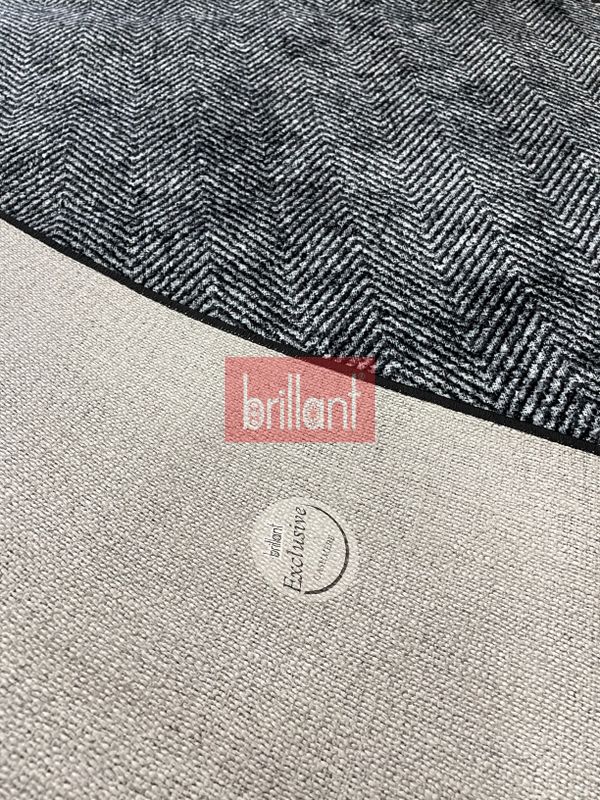 (siyah) GRİ-SİYAH Jüt Sisal Görünüm Kaymaz Taban Yolluk Halı - 7