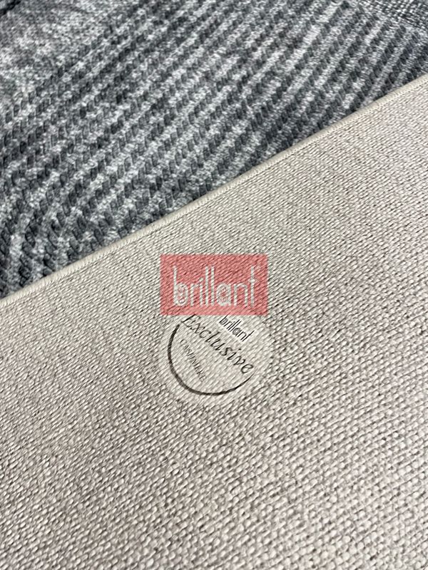 (gri) Gri Jüt Görünümlü Modern Halı - 7