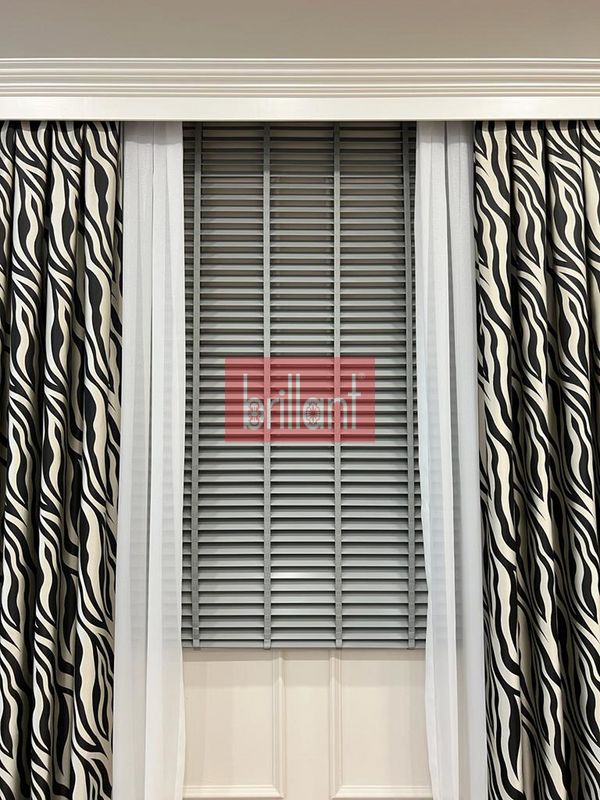(gri) Gri Renk %100 Orijinal Ahşap Jaluzi Perde 50 Mm Ofis Modern Ve Tüm Mekanlar Için - 3