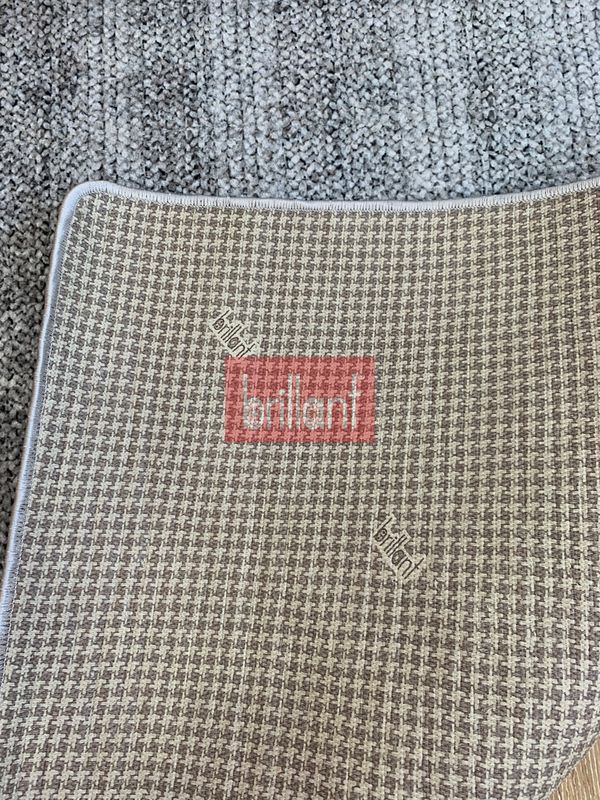 (griyuvarlak) Hasır Jüt Görünümlü Lateks Kaymaz Taban Halı - 7