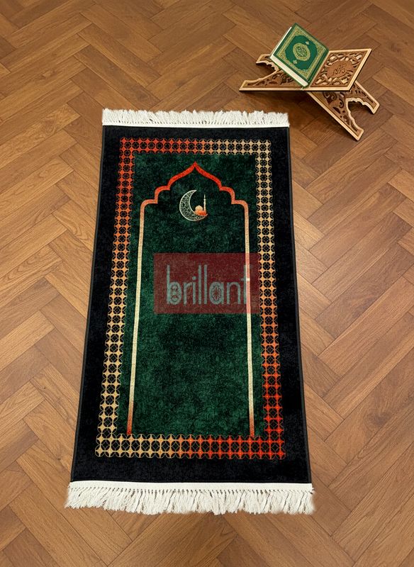 (yesil) Seccade Saçaklı Yeşil (lateks Taban) - 3